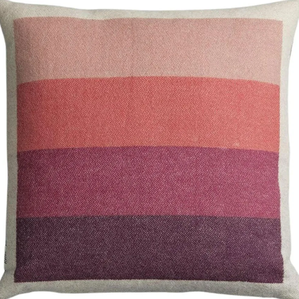 Åsmund Bold Cushion 50x50 cm, Yellow / Blue