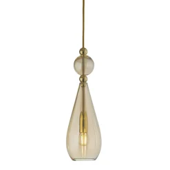 Smykke Pendant Ø12,5 cm, Crystal/Gold