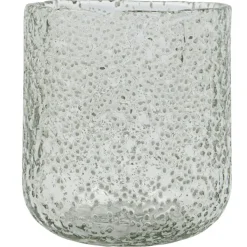 Snow Tealight Holder 10 cm, Clear
