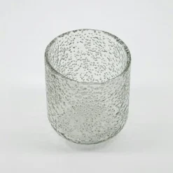 Snow Tealight Holder 10 cm, Clear