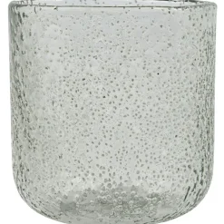 Snow Tealight Holder 10 cm, Clear