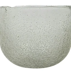 Snow Tealight Holder 10 cm, Clear