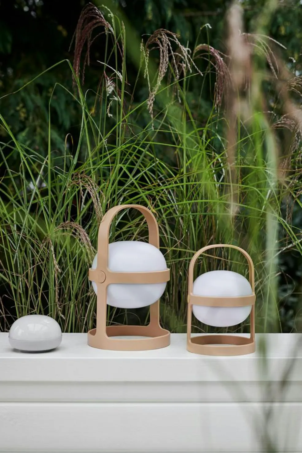 Soft Spot Solar Circular Lamp Portable 25 cm, Blue