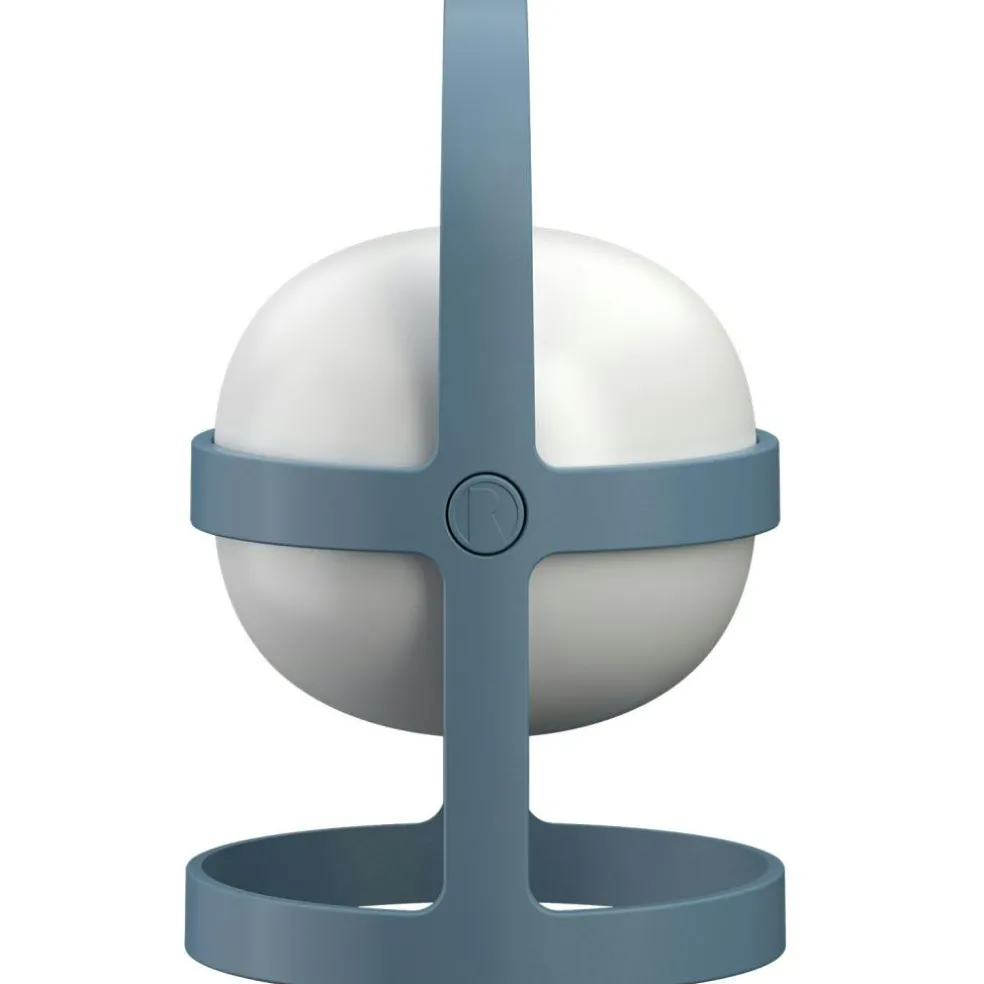 Soft Spot Solar Circular Lamp Portable 25 cm, Blue