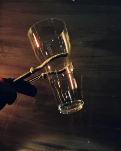 Solare Vase High 12x26 cm, Clear