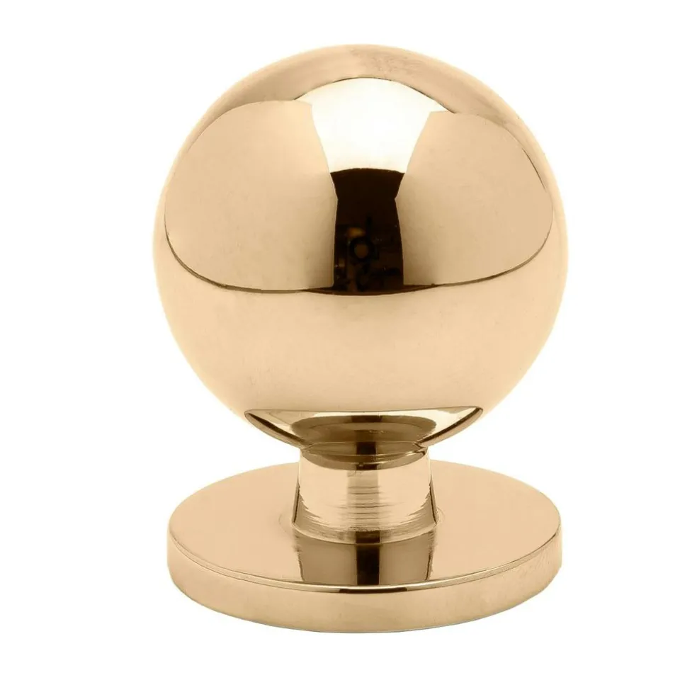 Solliden 25 Knob Polished Untreated Brass
