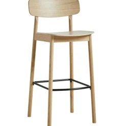 Soma Bar Stool, Black Painted Ash