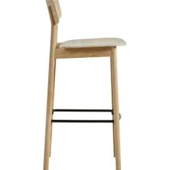 Soma Bar Stool, Black Painted Ash