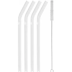 Sorrento Straw Curved, 4-pack