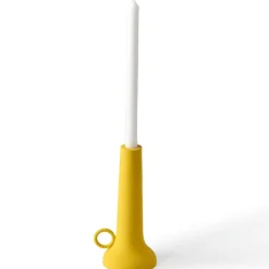 Spartan Candle Holder 22 cm, Yellow