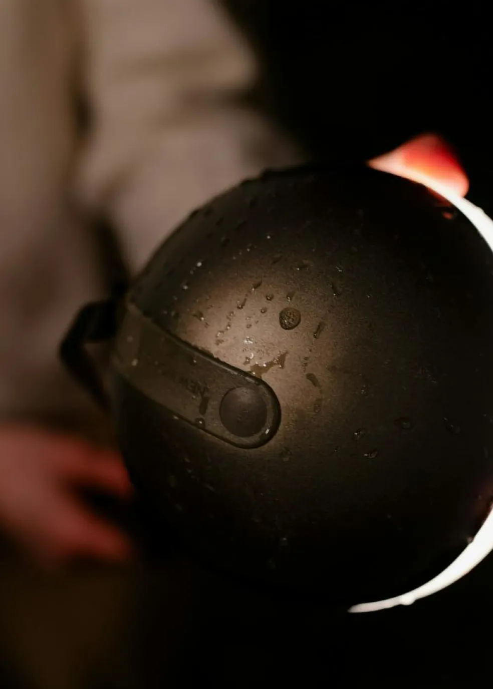 Sphere Adventure Light Table Lamp Portable, Dark Bronze