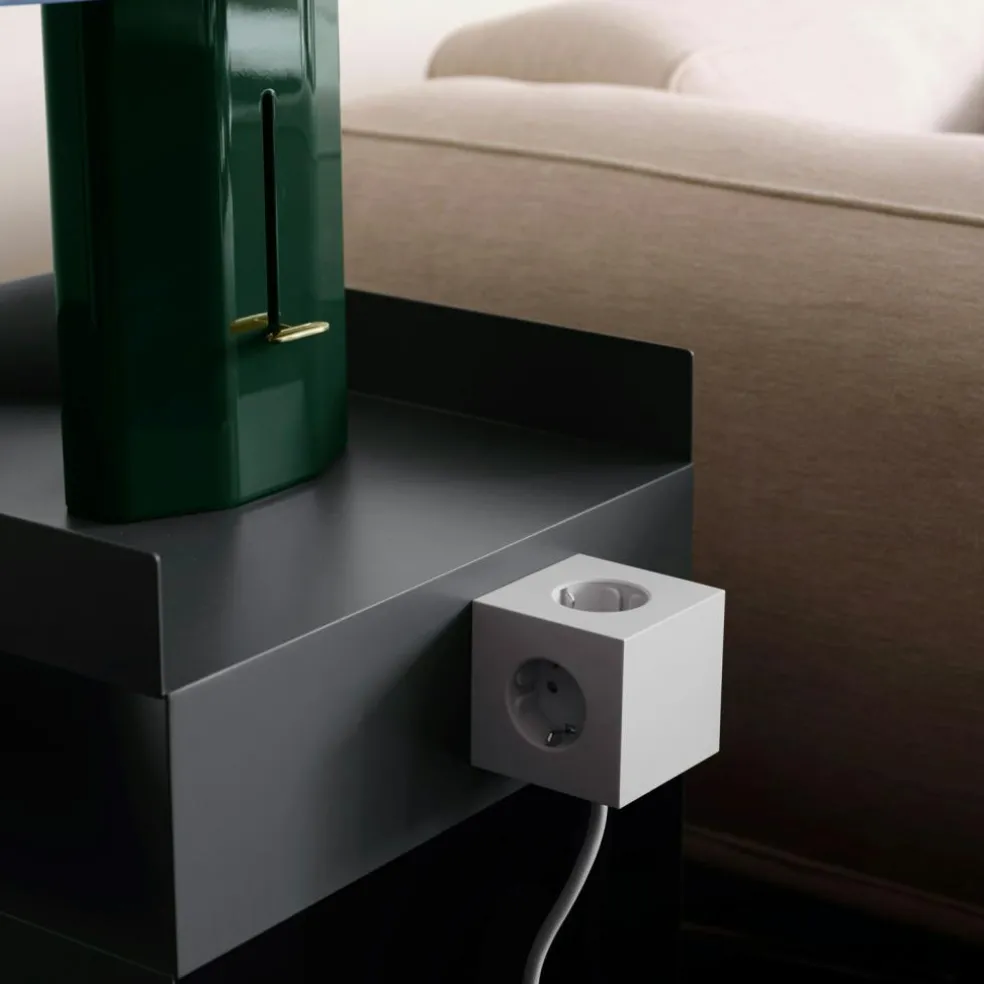 Square 1 Extension Cord With USB-C / Magnet 3 m, Stockholm Black