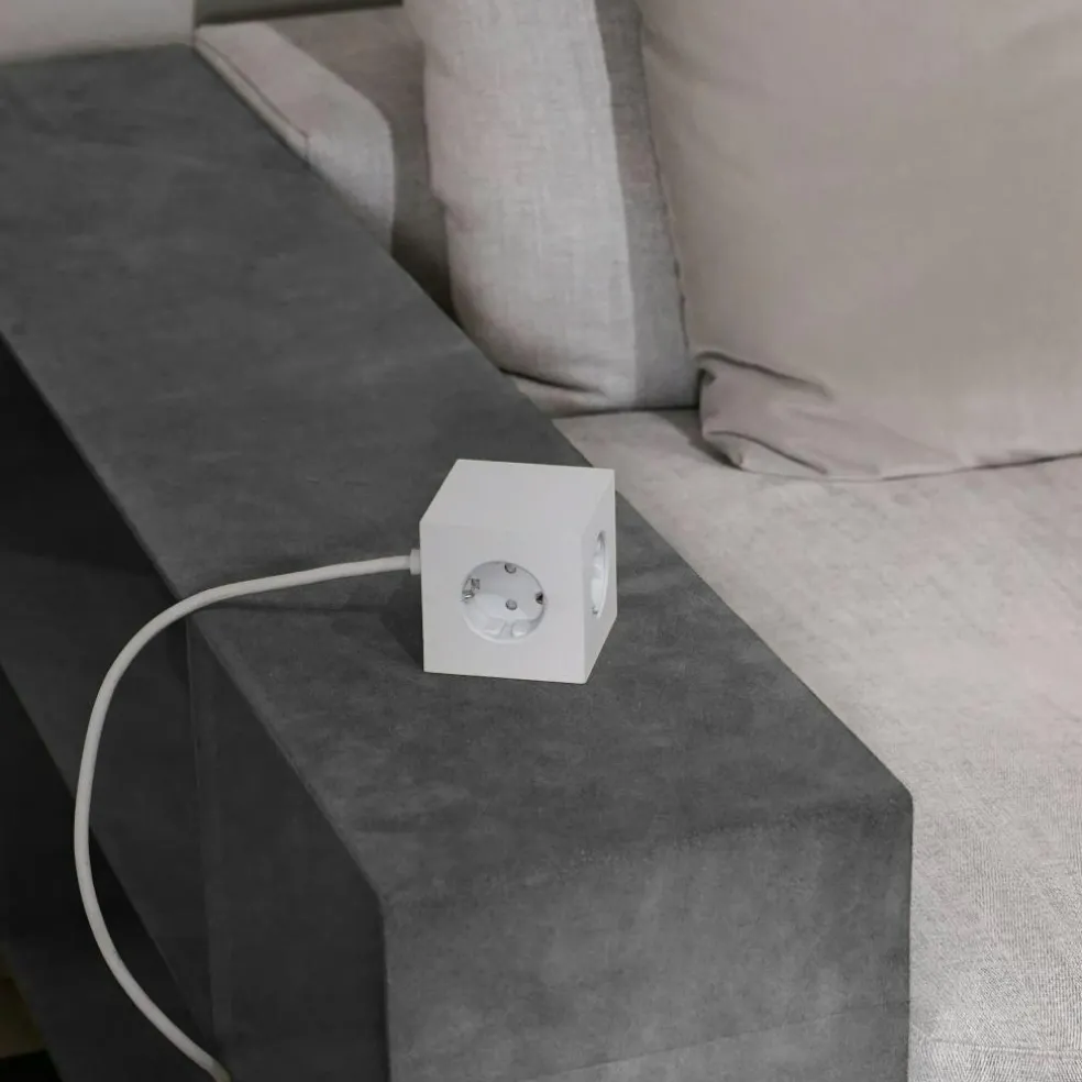 Square 1 Extension Cord With USB-C / Magnet 3 m, Stockholm Black