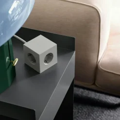 Square 1 Extension Cord With USB-C / Magnet 3 m, Stockholm Black