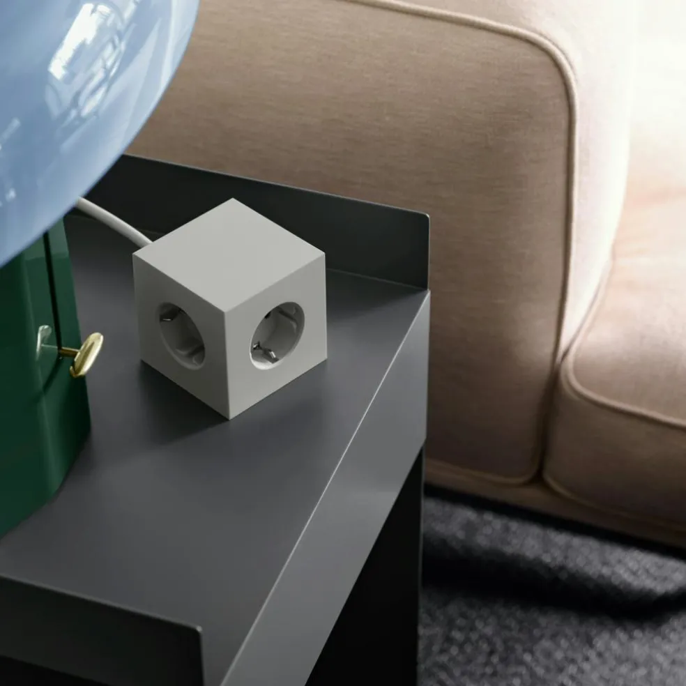 Square 1 Extension Cord With USB-C / Magnet 3 m, Stockholm Black