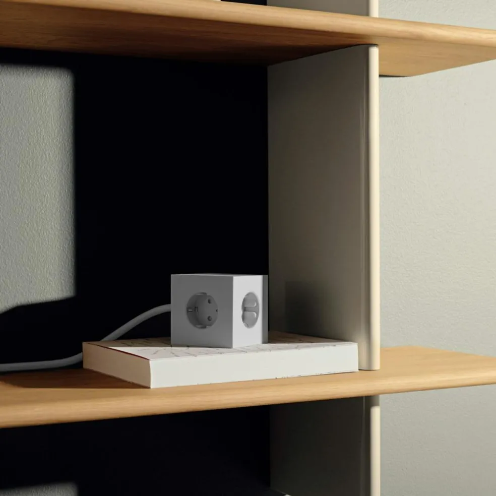 Square 1 Extension Cord With USB-C / Magnet 3 m, Stockholm Black