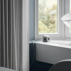 Square 1 Extension Cord With USB-C / Magnet 3 m, Stockholm Black