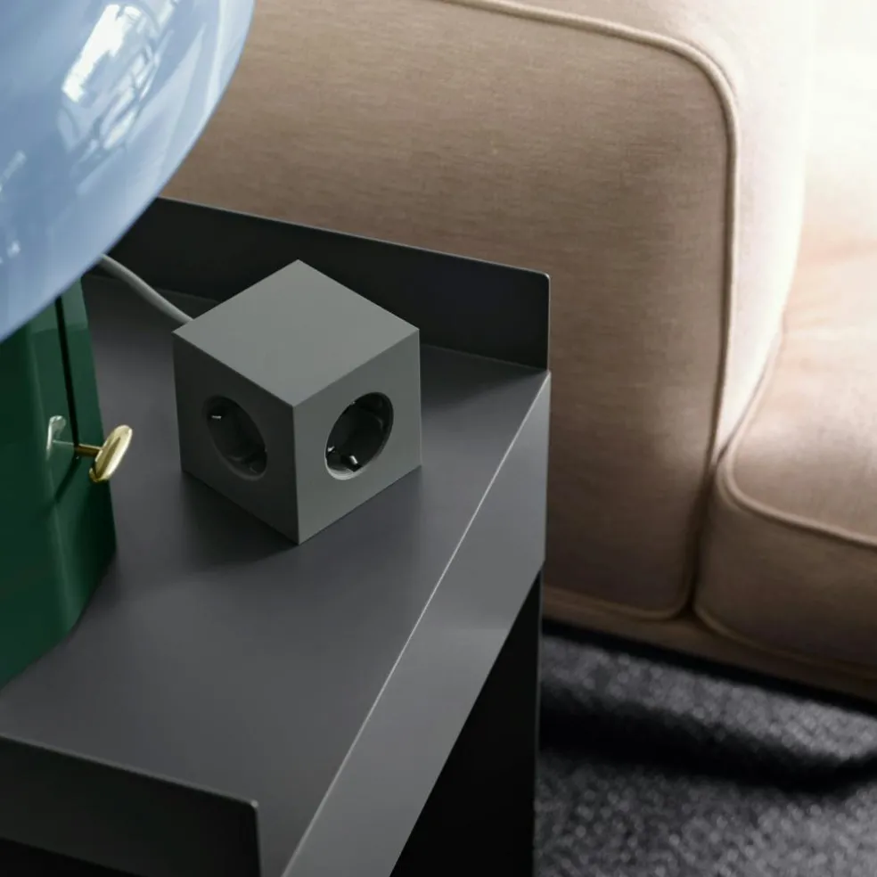 Square 1 Extension Cord With USB-C / Magnet 1,8 m, Stockholm Black