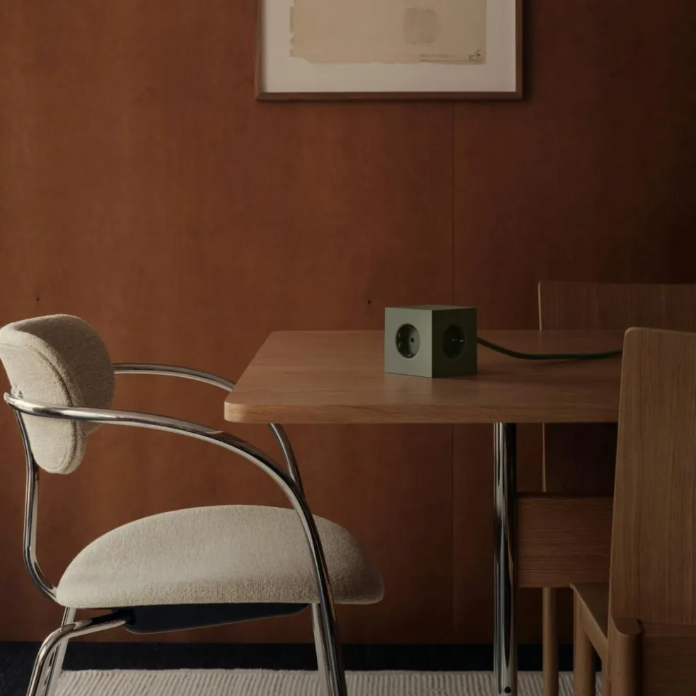 Square 1 Extension Cord With USB-C / Magnet 1,8 m, Stockholm Black