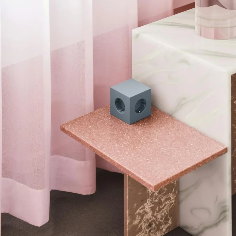 Square 1 Extension Cord With USB-C / Magnet 1,8 m, Stockholm Black