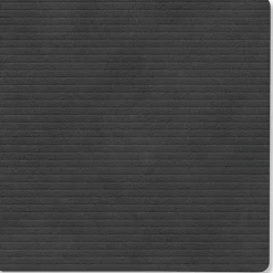 Square Corduroy Coaster, Black