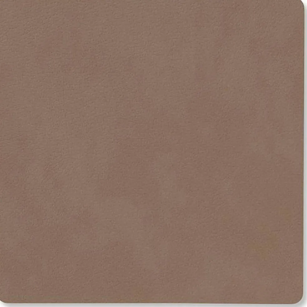 Square Reversible Coaster 10x10 cm, Dark Green/Olive