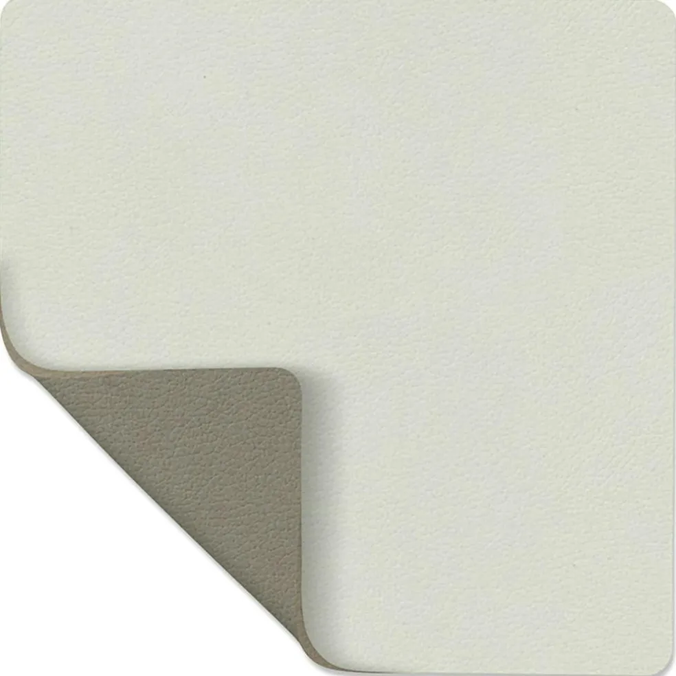 Square Reversible Coaster 10x10 cm, Dark Green/Olive