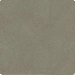 Square Reversible Coaster 10x10 cm, Dark Green/Olive