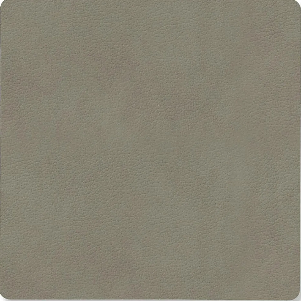 Square Reversible Coaster 10x10 cm, Dark Green/Olive