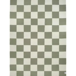 Square Rug White/Nature, 200x300 cm