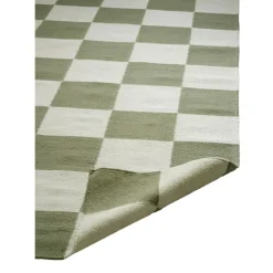 Square Rug 250x350 cm, White/Nature