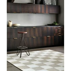 Square Rug 250x350 cm, White/Nature