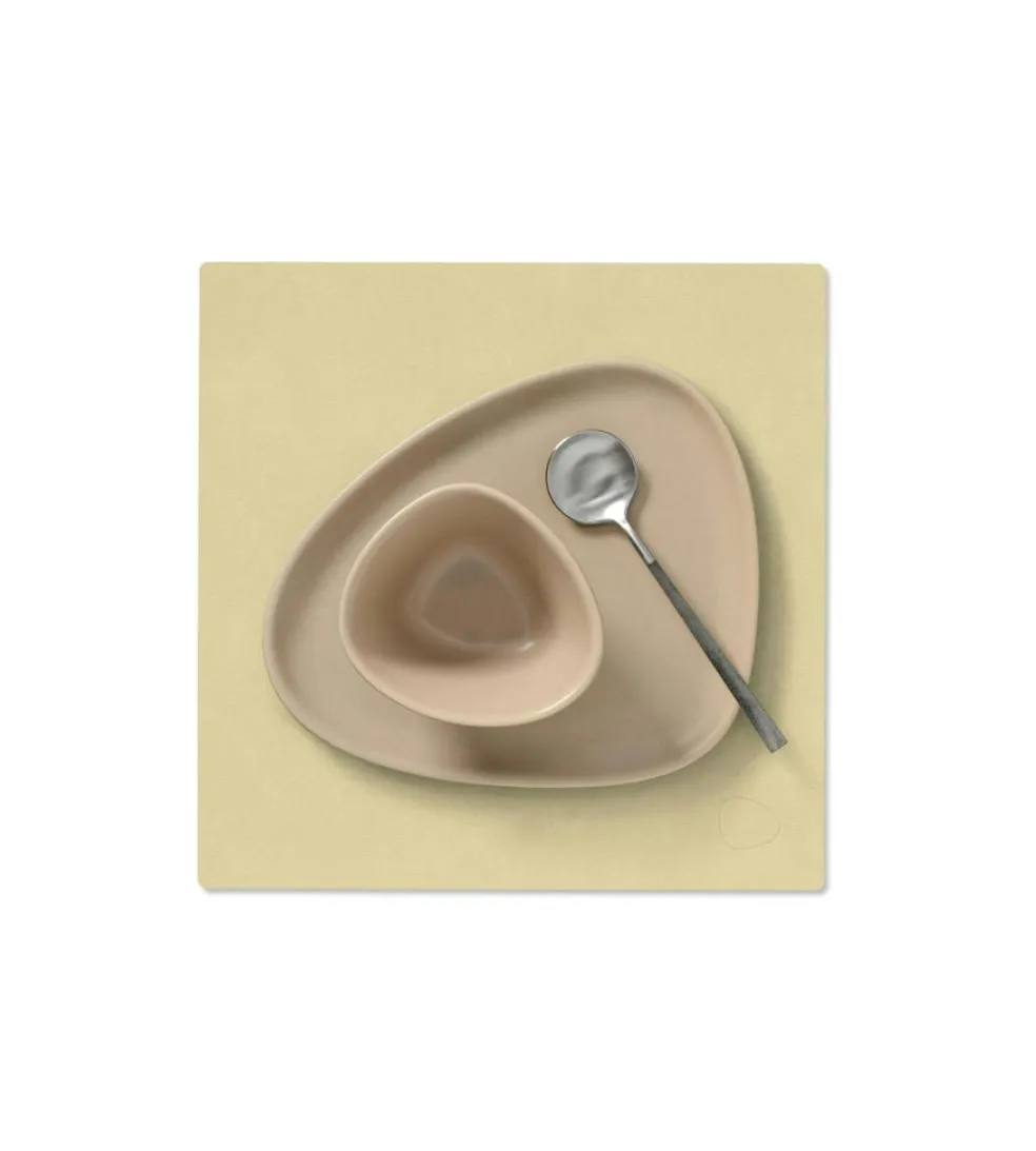 Square S Table Mat Nupo 28x28 cm, Khaki