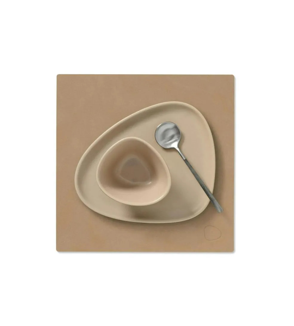 Square S Table Mat Nupo 28x28 cm, Khaki