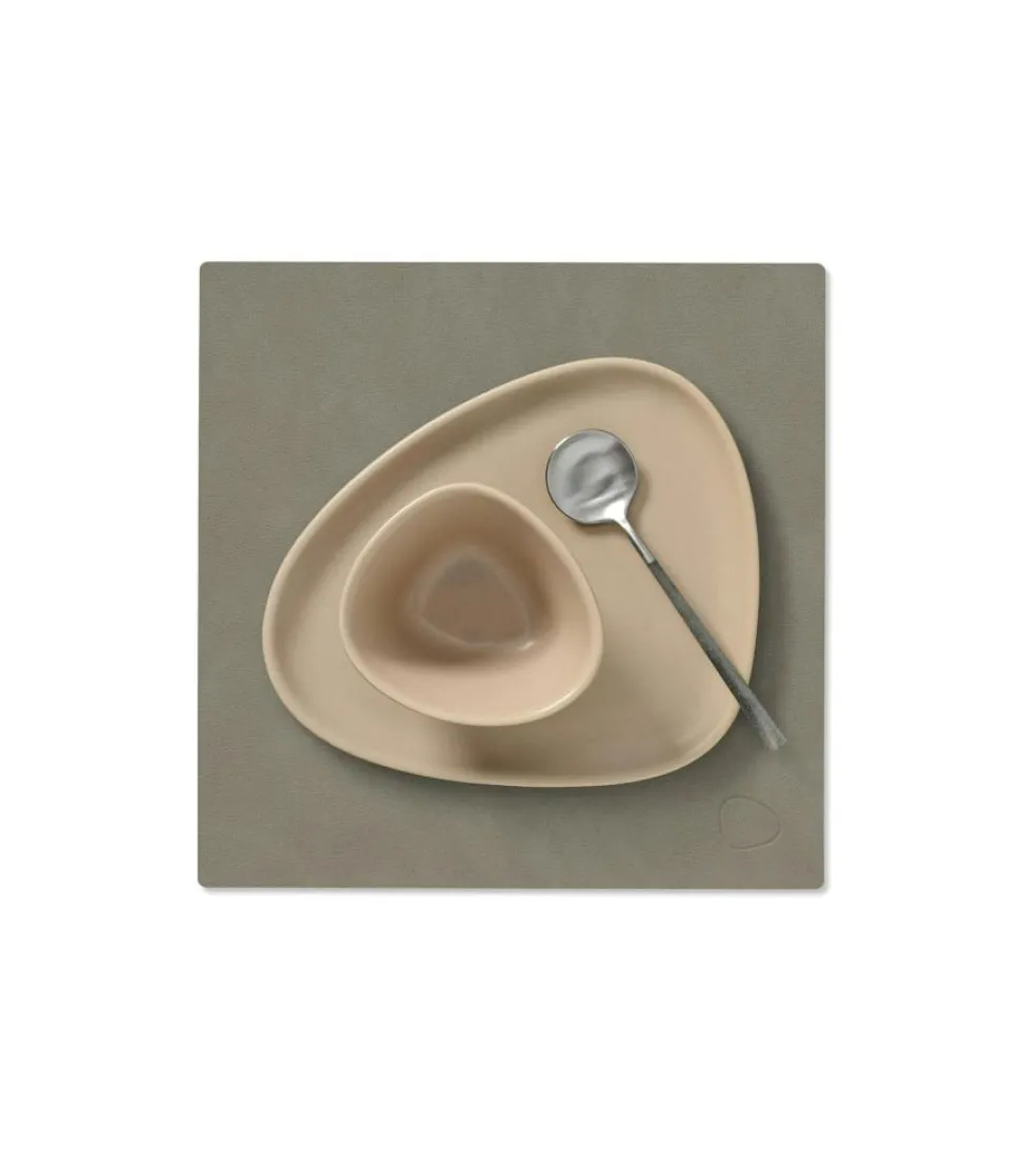Square S Table Mat Nupo 28x28 cm, Khaki