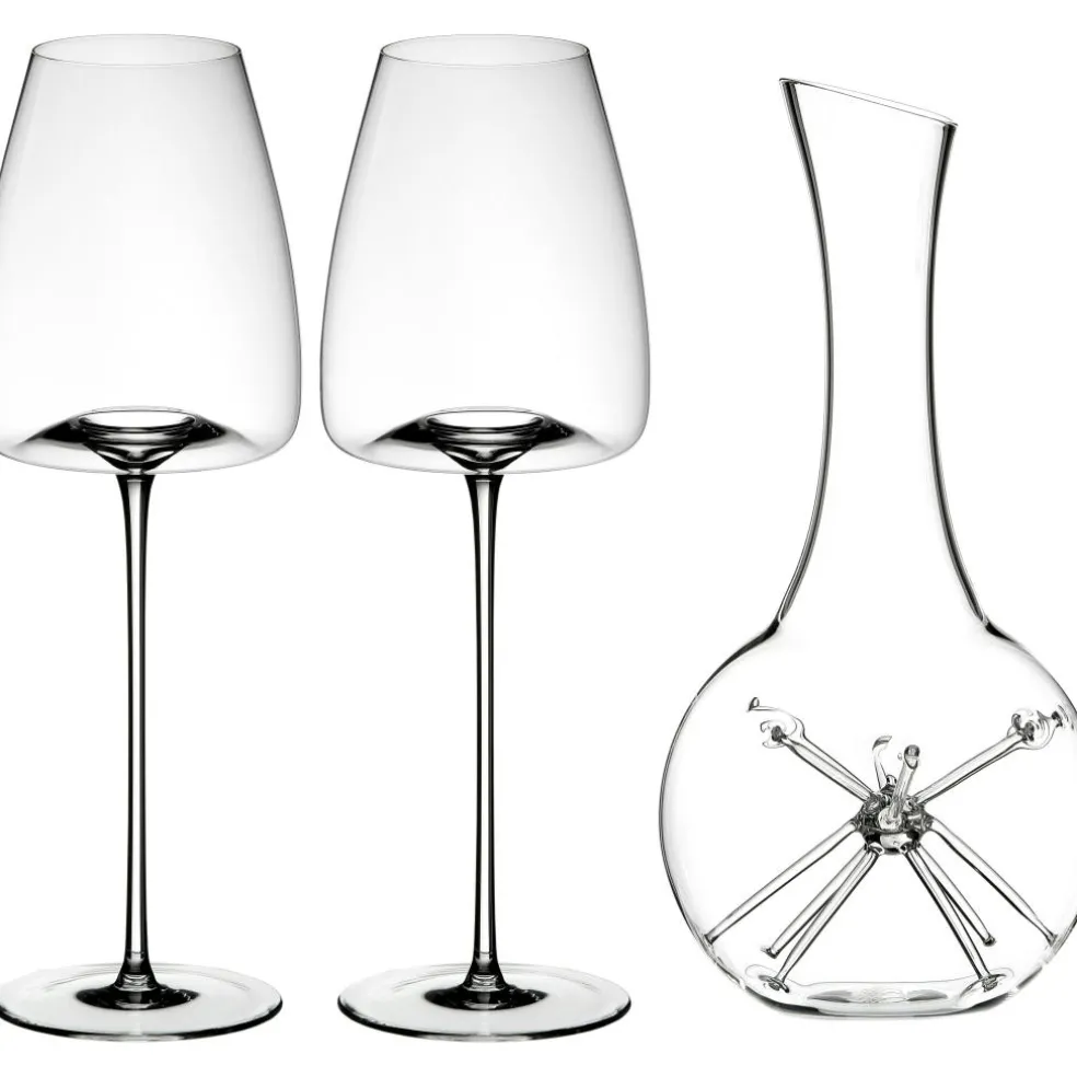 Star Mini Decanter + Vision Straight Glasses