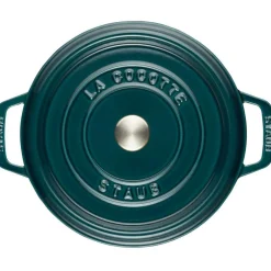 Staub Cocotte Round 28 cm 6,7 L, Petrol Blue