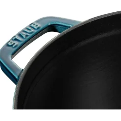 Staub Cocotte Round 28 cm 6,7 L, Petrol Blue