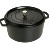 Staub Round Cocotte 30 cm 8,35 L, Black