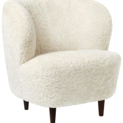 Stay Lounge Chair Sheepskin Offwhite/Smoked Oak