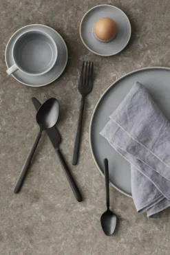 STELLA Cutlery Set 16 Pieces, Black