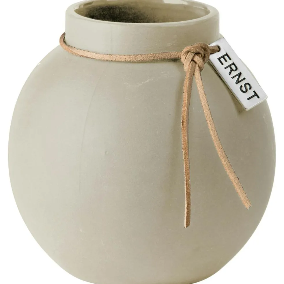 Stoneware Vase Nature, 13 cm