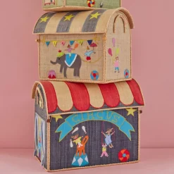 Storage Box, Blue/Circus