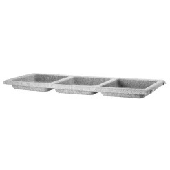 String Bowl Shelf Felt 30x78 cm, Light Grey