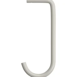 String J Hook For Metal Shelf 5-pack, Beige