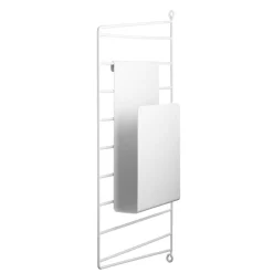 String Magazine Rack, White