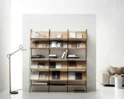 String Magazine Shelf 30x58 cm, Grey