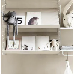 String Magazine Shelf 30x58 cm, Grey