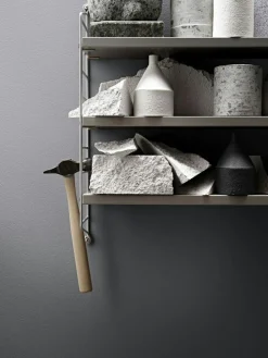 String Pocket Shelf, Black Ash