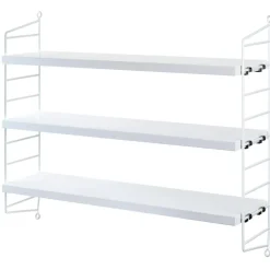 String Pocket Shelf, Black Ash